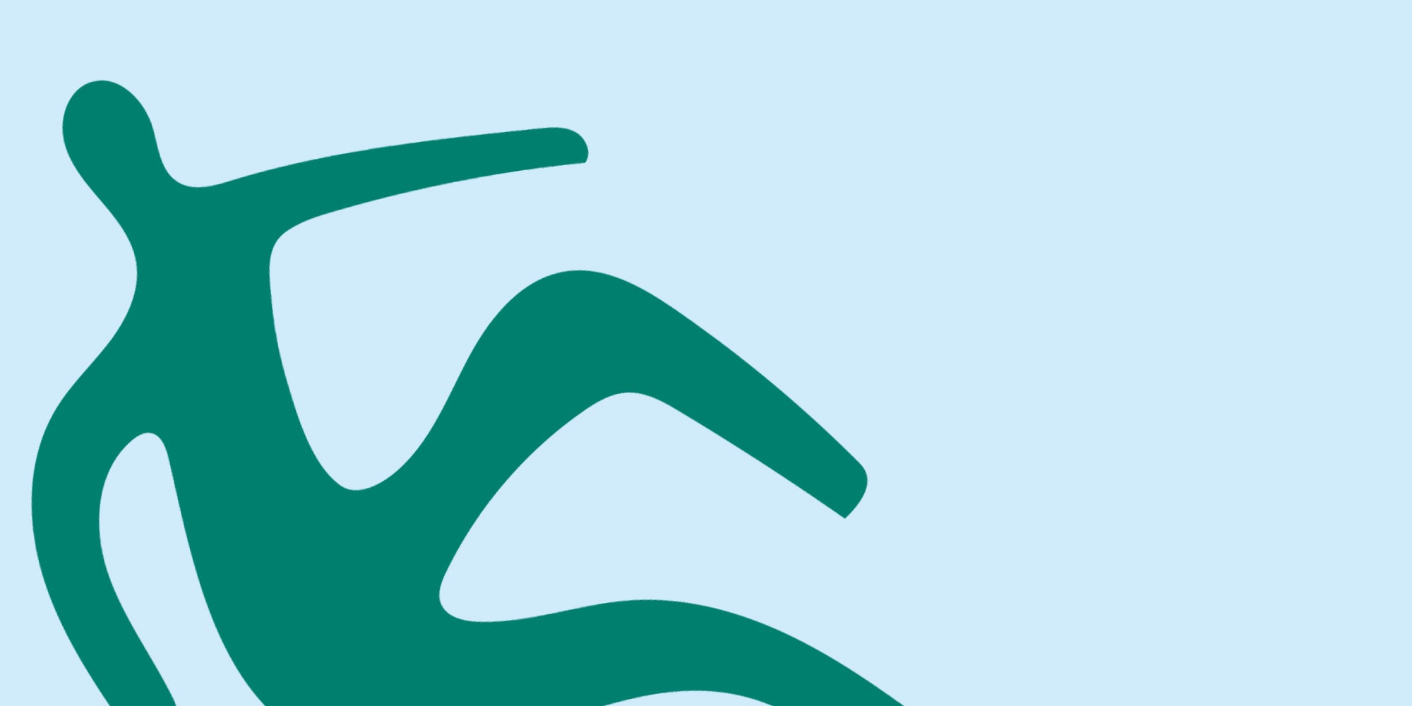 Green icon of a person